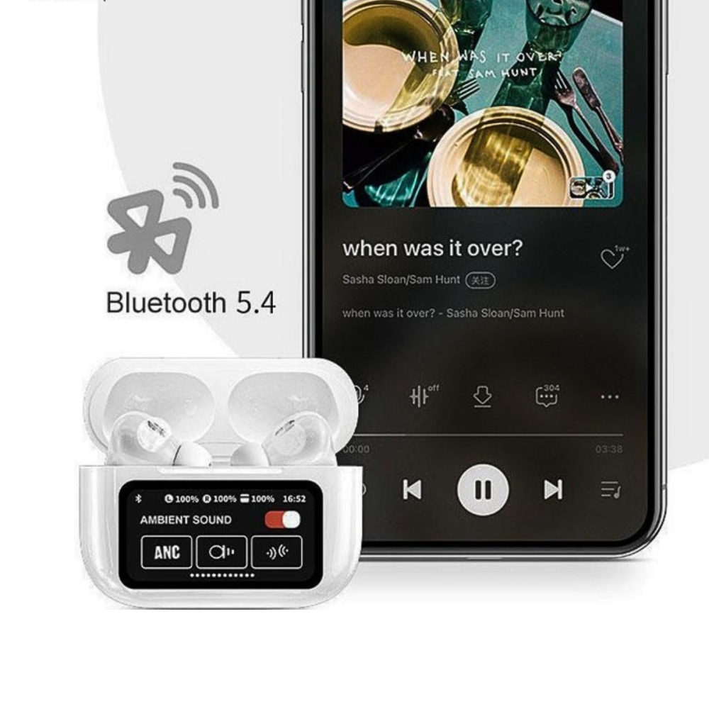 Fone de Ouvido Bluetooth Peining Pei-P666 com Visor Digital Touch Microfone Cancelamento de Ruído Resistente à Água - Imagem 8