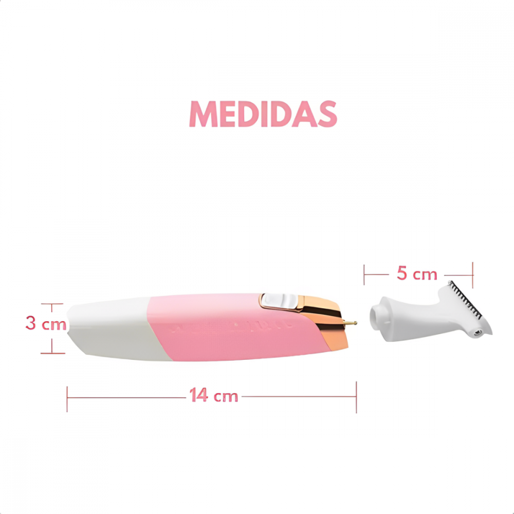 Depilador Elétrico Feminino Multifunção Recarregável Lavável Kemei KM-1900 Depilação Feminina Pele Macia Suave Prática - Imagem 6