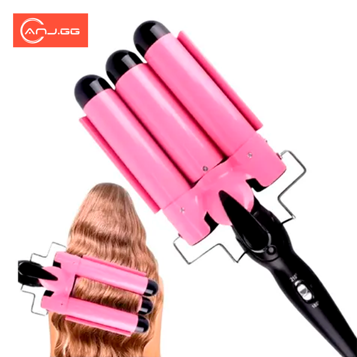 Modelador de Cachos 25mm Prancha Triondas Profissional Bivolt Cerâmica Anti Estático Resultados de Salão Todos Cabelos - Imagem 8