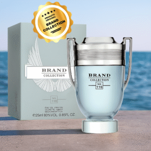 Brand Collection 116 - Inspiração Invictus Paco Rabanne Masculino 25ml Essência e Fixação Importada de Grife para Academia para o Trabalho para Encontro Sedutores