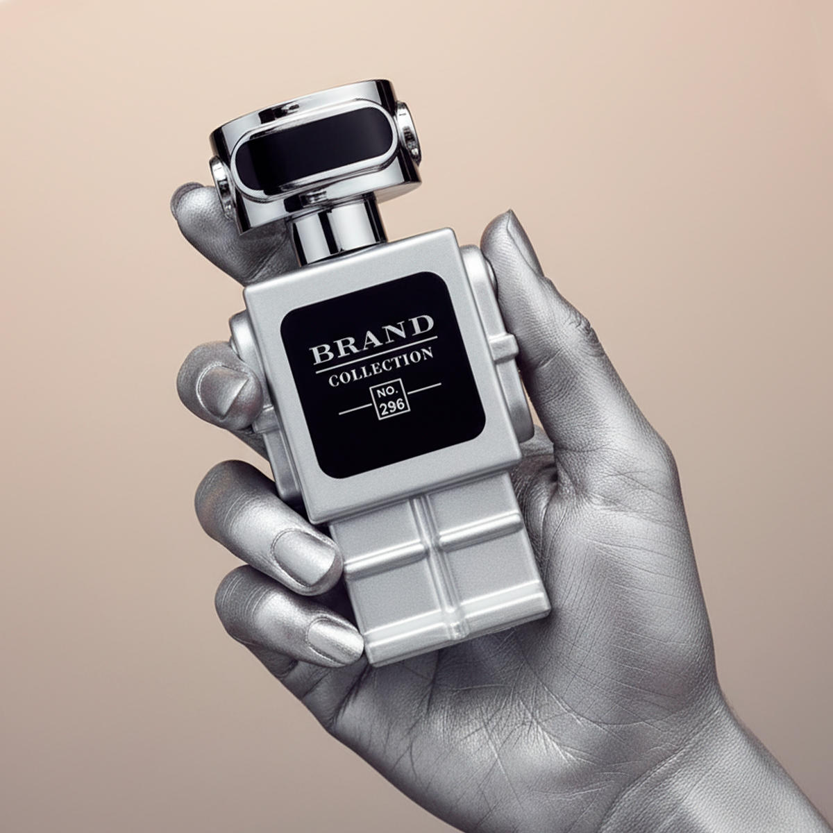 Brand Collection 296 Phanton Masculino 25ml Eau de Parfum Frasco Robótico Fragrância Inovadora Magnético Sedutor Luxo - Imagem 4