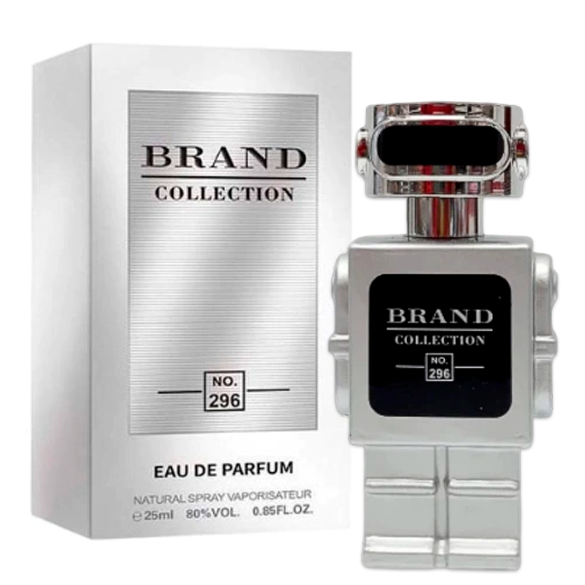 Brand Collection 296 Phanton Masculino 25ml Eau de Parfum Frasco Robótico Fragrância Inovadora Magnético Sedutor Luxo - Imagem 5