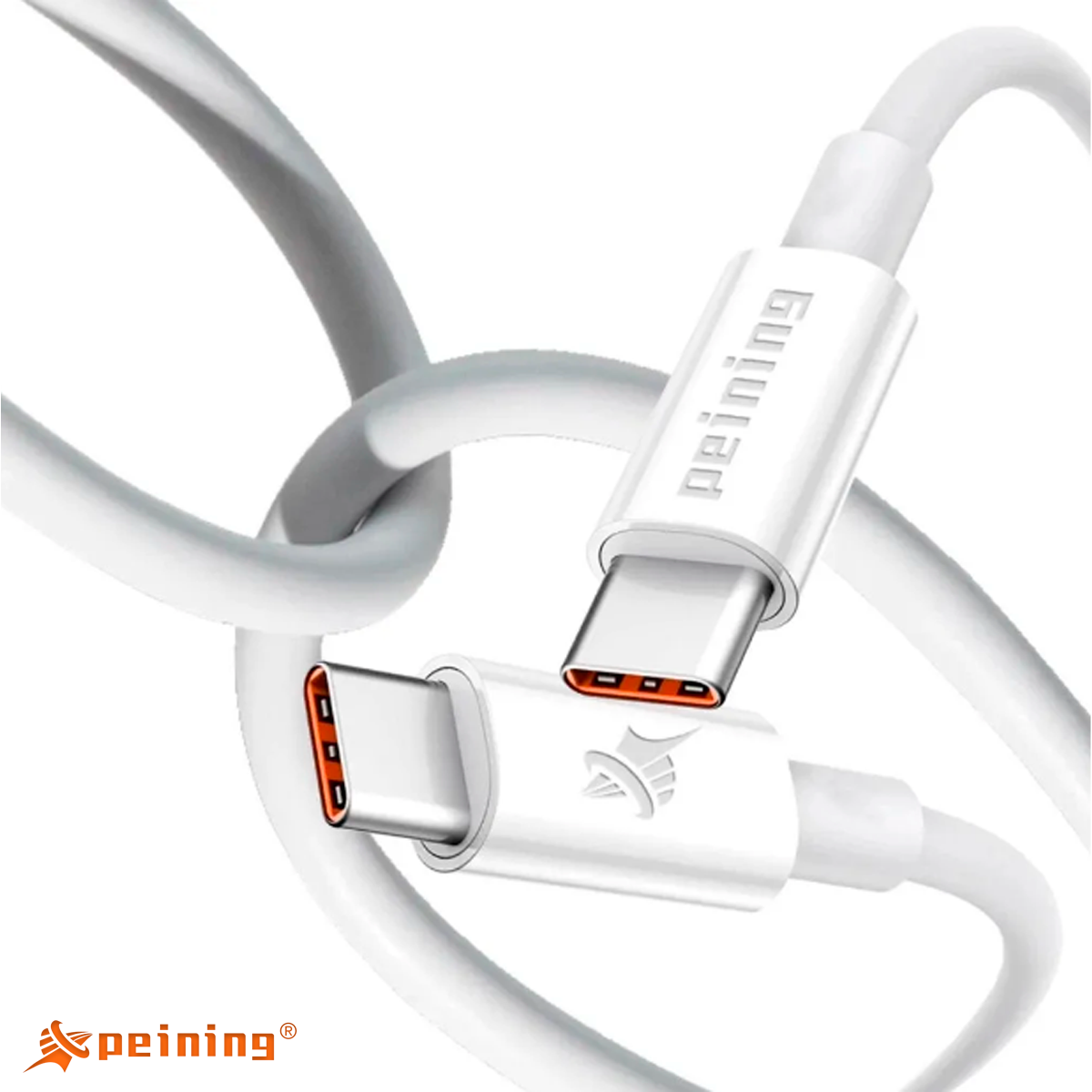 Carregador Peining GaN 45W Turbo3 Entradas PEI-G215-5 TPC/TPC Com Cabo Universal Multiportas Celular Tablet Notebook - Imagem 8